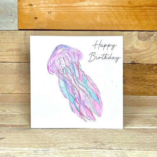 Jessie the Jellyfish Birthday Card