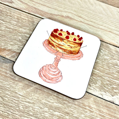 Victoria Sponge Coaster