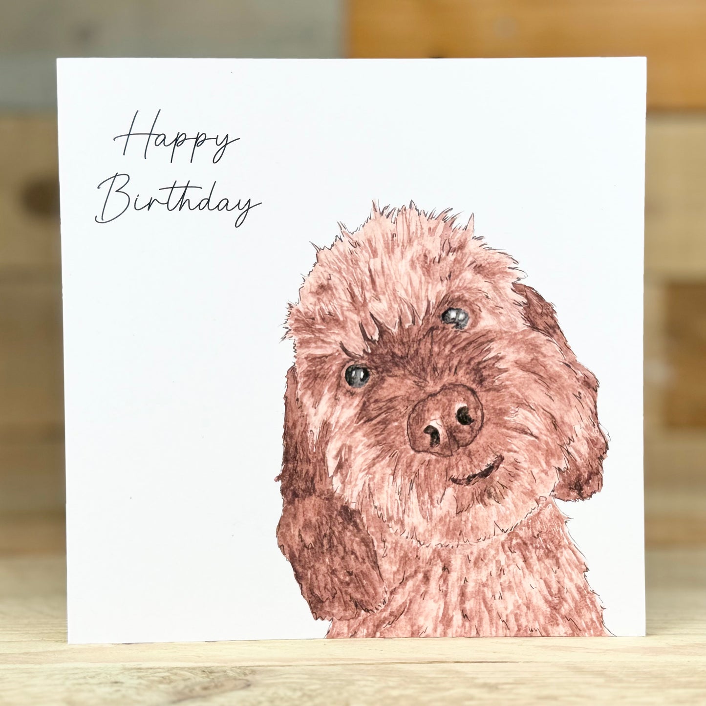 Chico the Cheeky Cockapoo Birthday Card