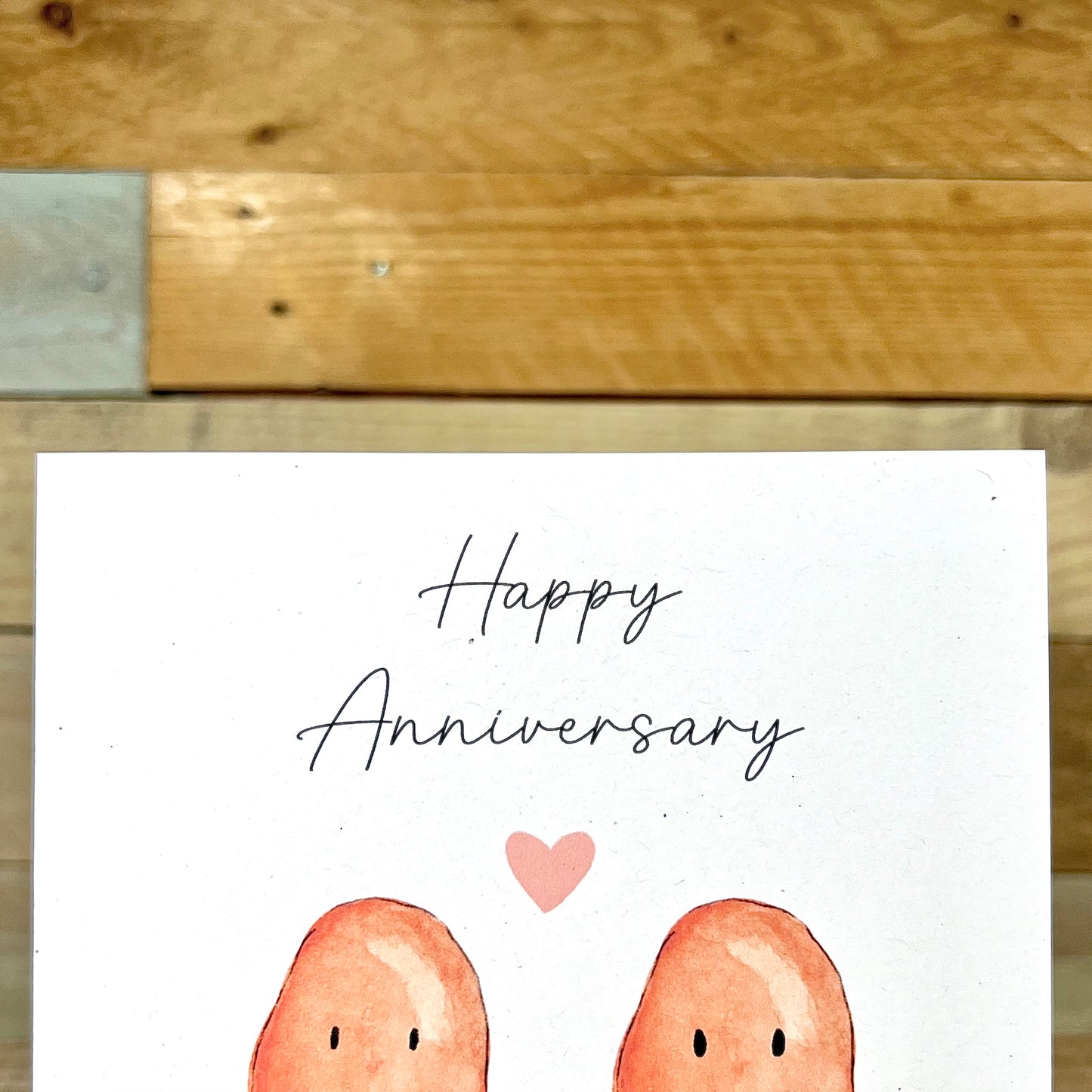 Favourite Bean Anniversary Card