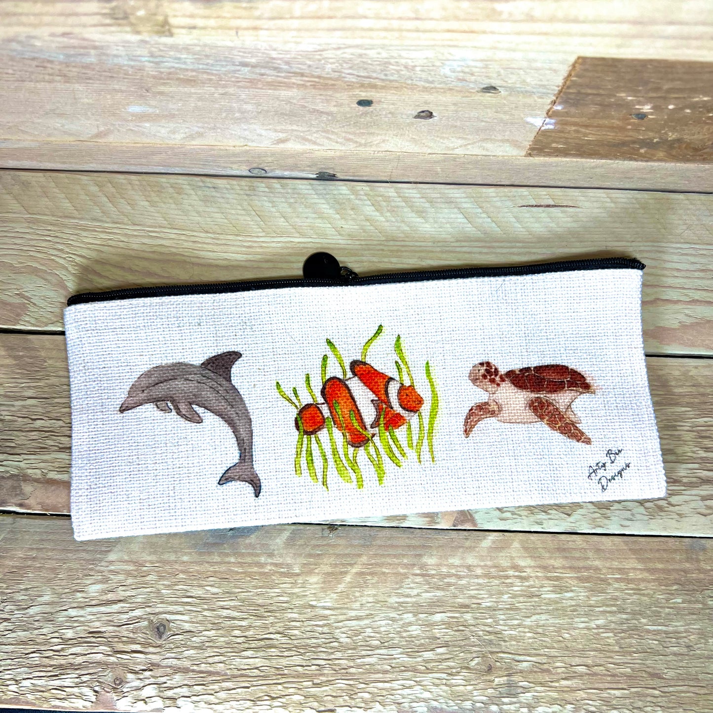 Wonky Sealife Pencil Case