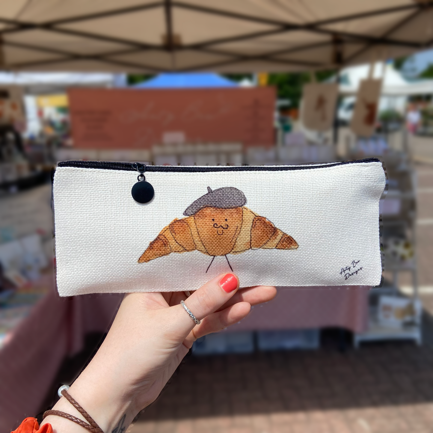 Pierre La Patisserie Linen Pencil Case