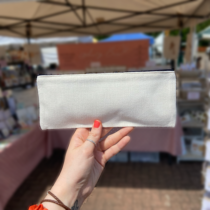 Sweetpea Linen Pencil Case