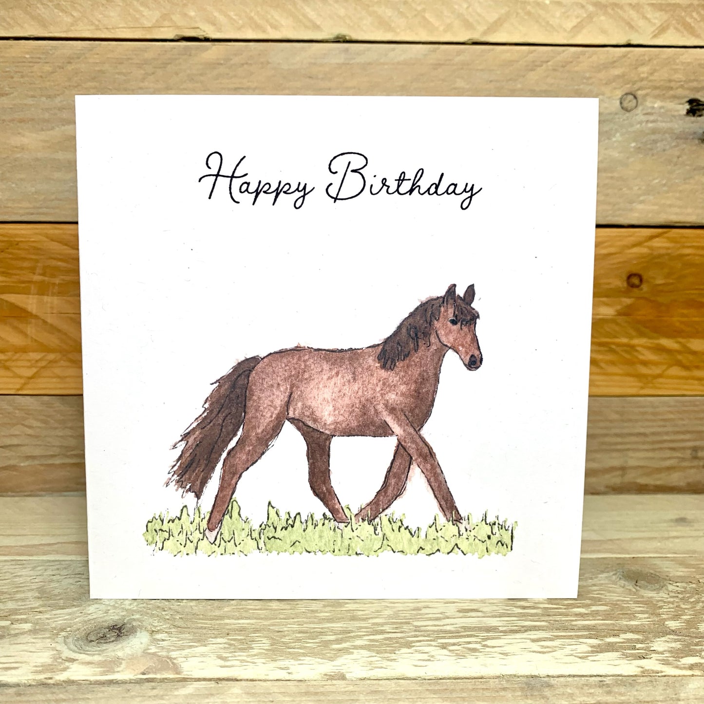 Hollie the Horse Birthday card