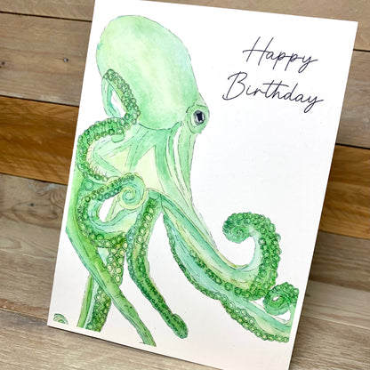 Tentacles Birthday Card