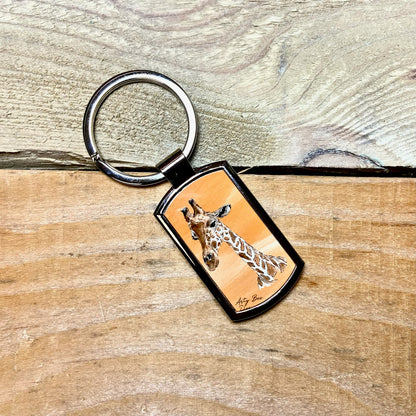 Giraffe Keyring