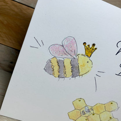 Queen Bee Mother's Day Card