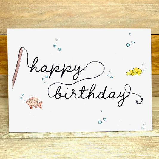 Fishing Birthday Card