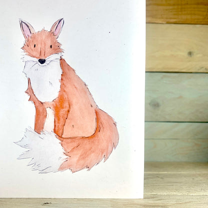 Mr Fox Birthday Card