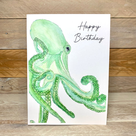 Tentacles Birthday Card