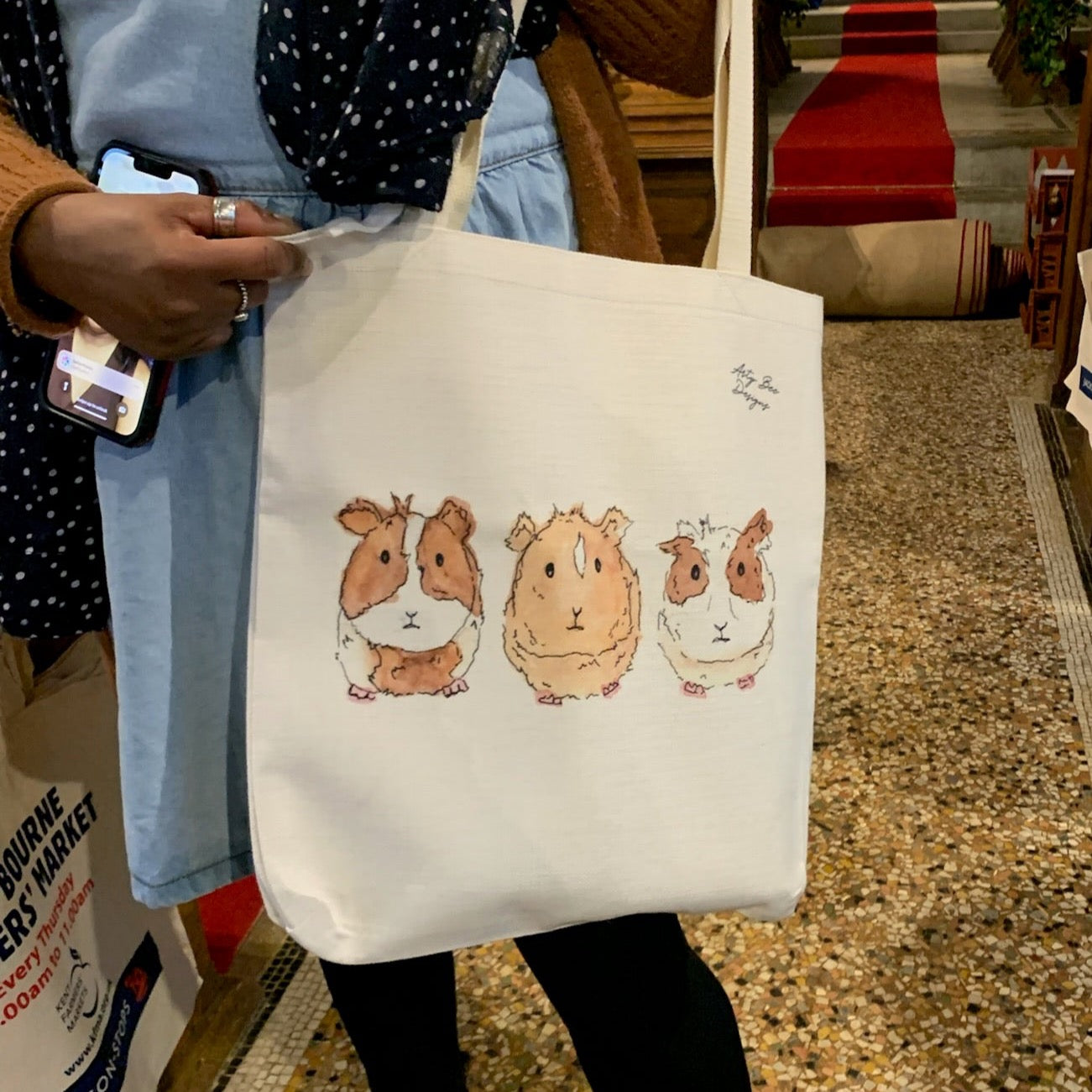 Guinea pig best sale tote bag