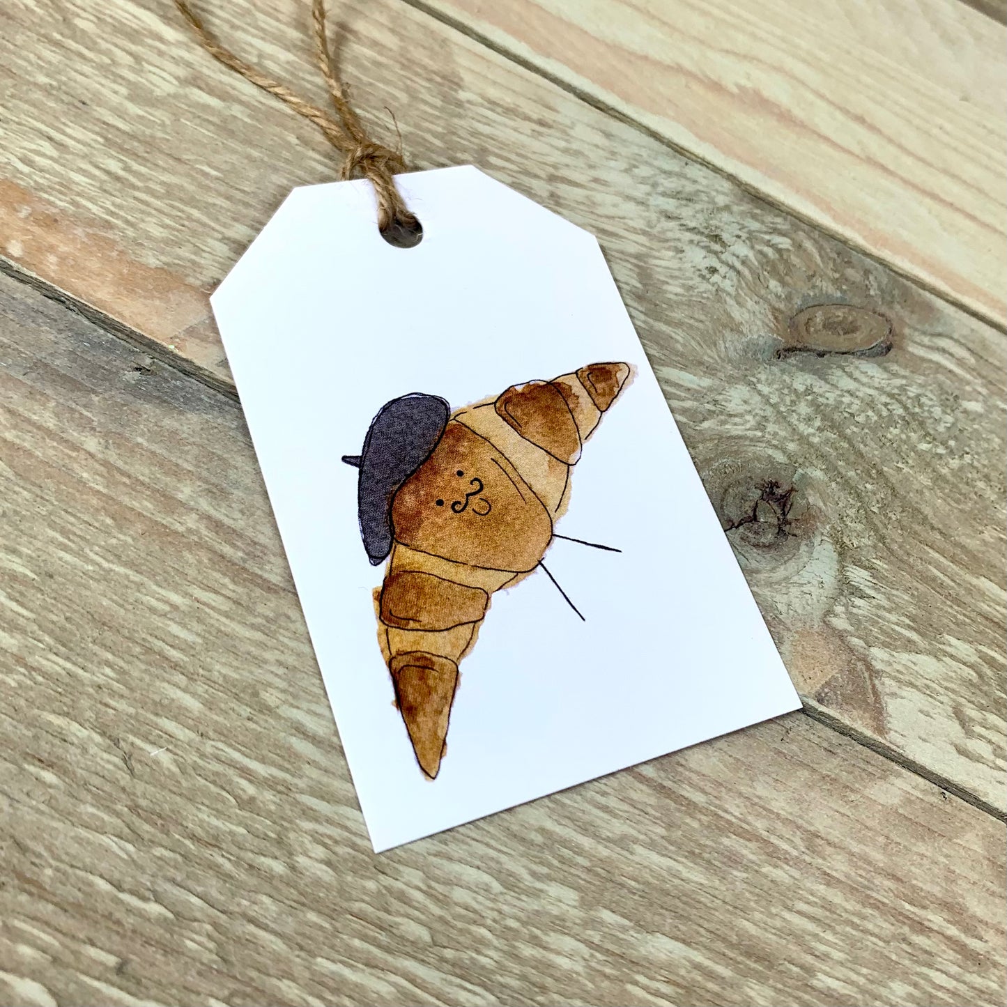 Pierre la Patisserie Croissant Gift Tags